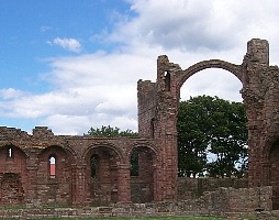 The Rainbow Arch of the Priory Church at Lindisfarne (Image Credit: Fee, Hannon, and Zoller 1999)